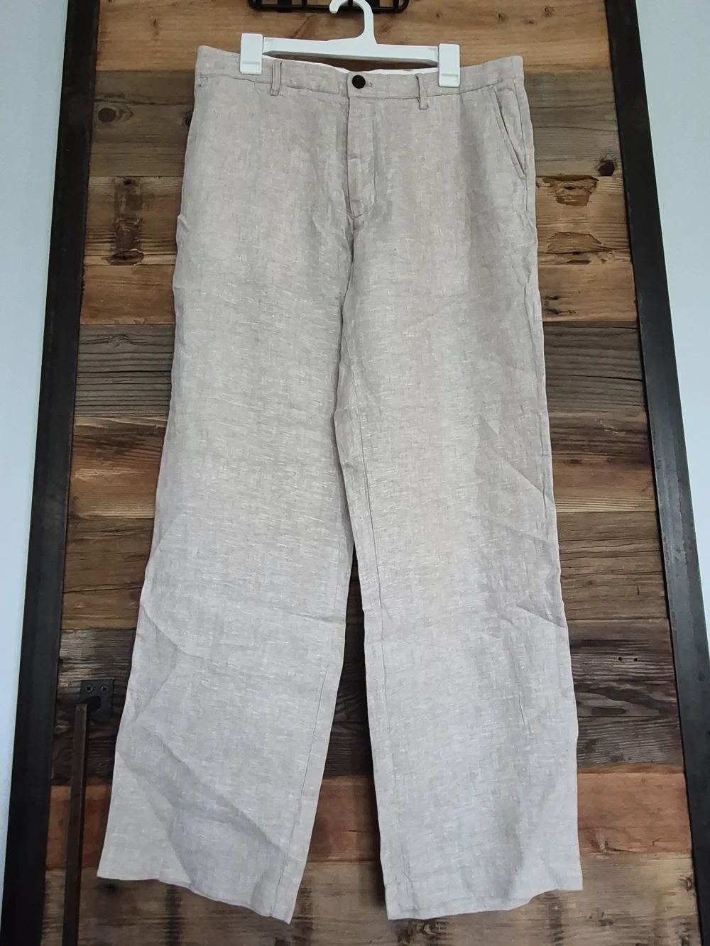 NWT QUINCE MENS 100% European Linen Trousers